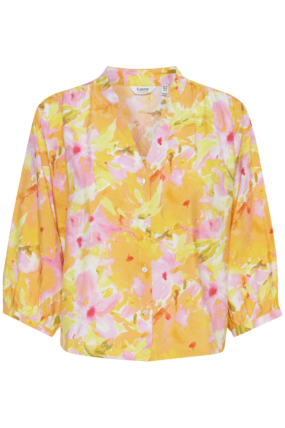 Chemisier Bine Jaune Floral B.Young