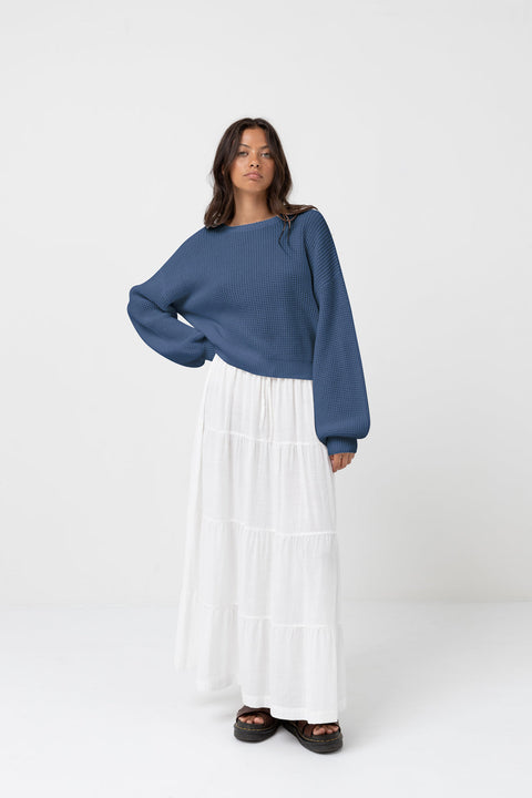 Pull Classic Knit Jumper Bleu Rhythm