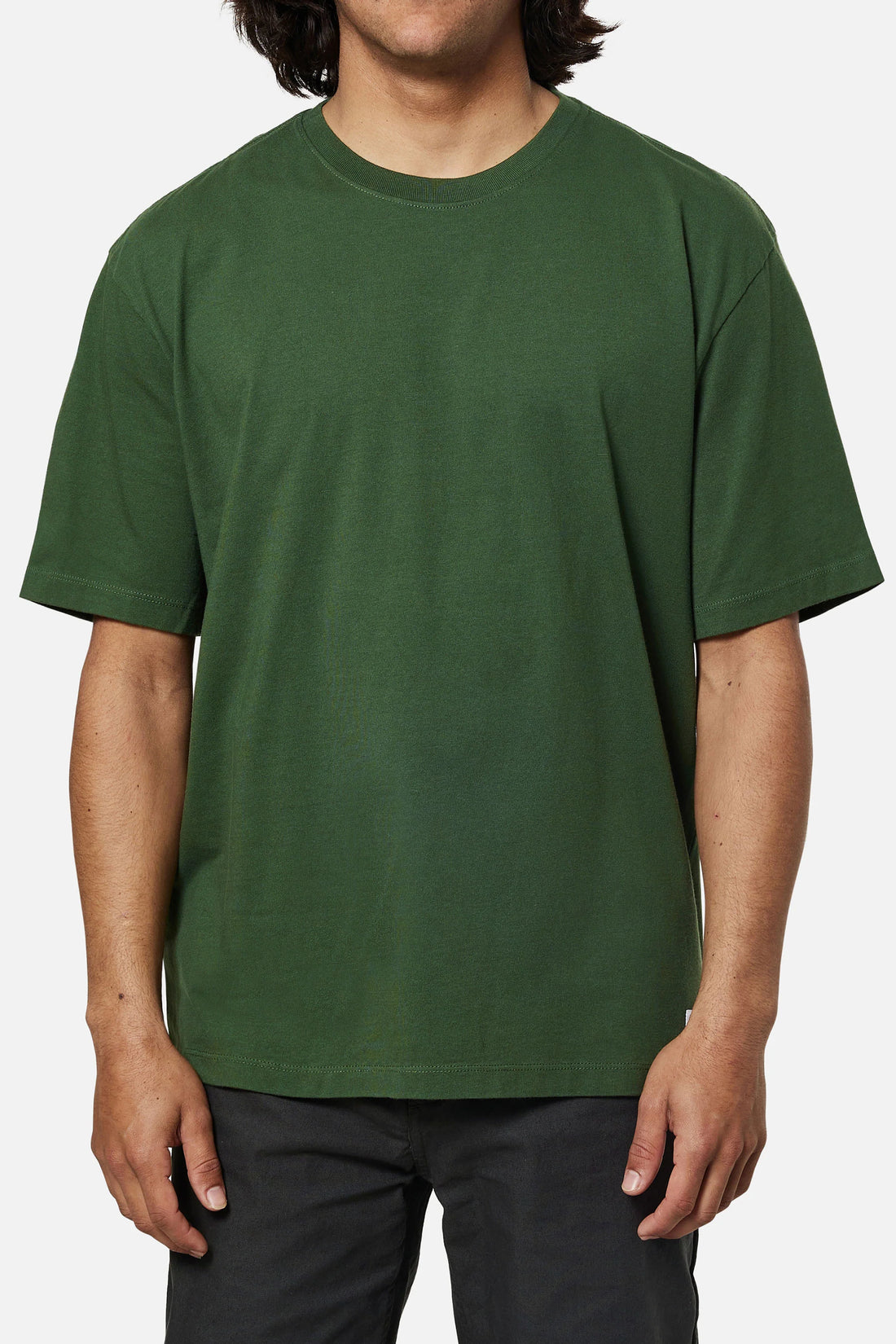 T-Shirt Box Fit Vert Foret Katin