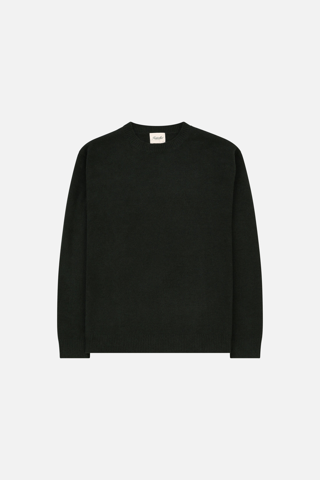 Chandail Textured Knit Crew Noir Kuwalla Tee