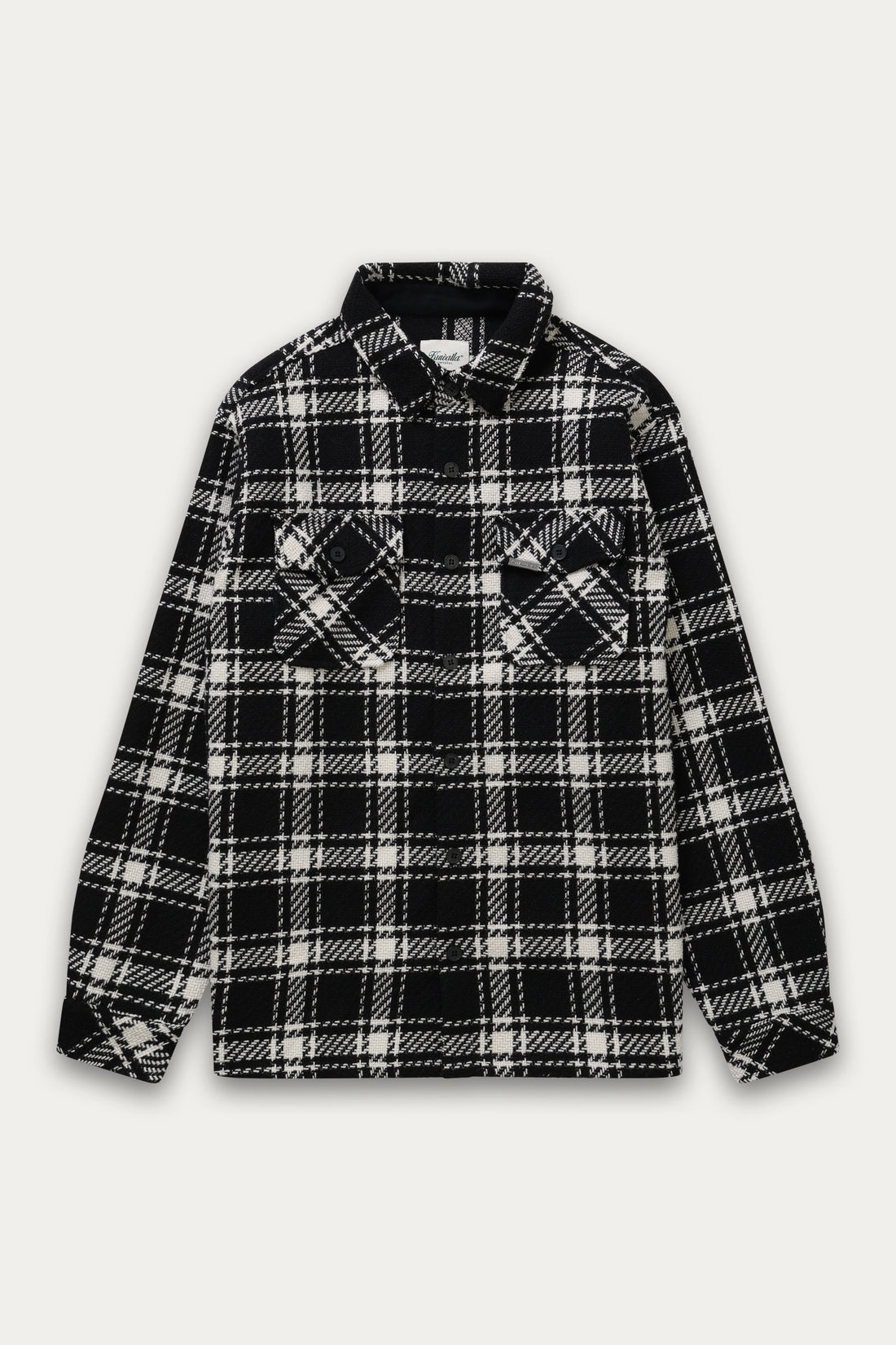 Sur-Chemise Heavyweight Plaid Noir Kuwalla Tee