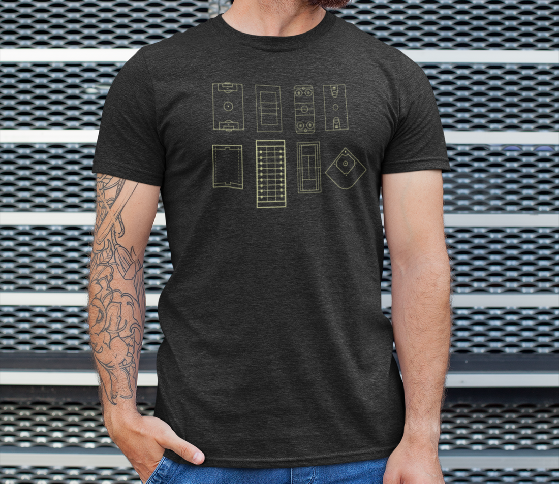 T-Shirt Terrain De Jeux Gris Baltrakon