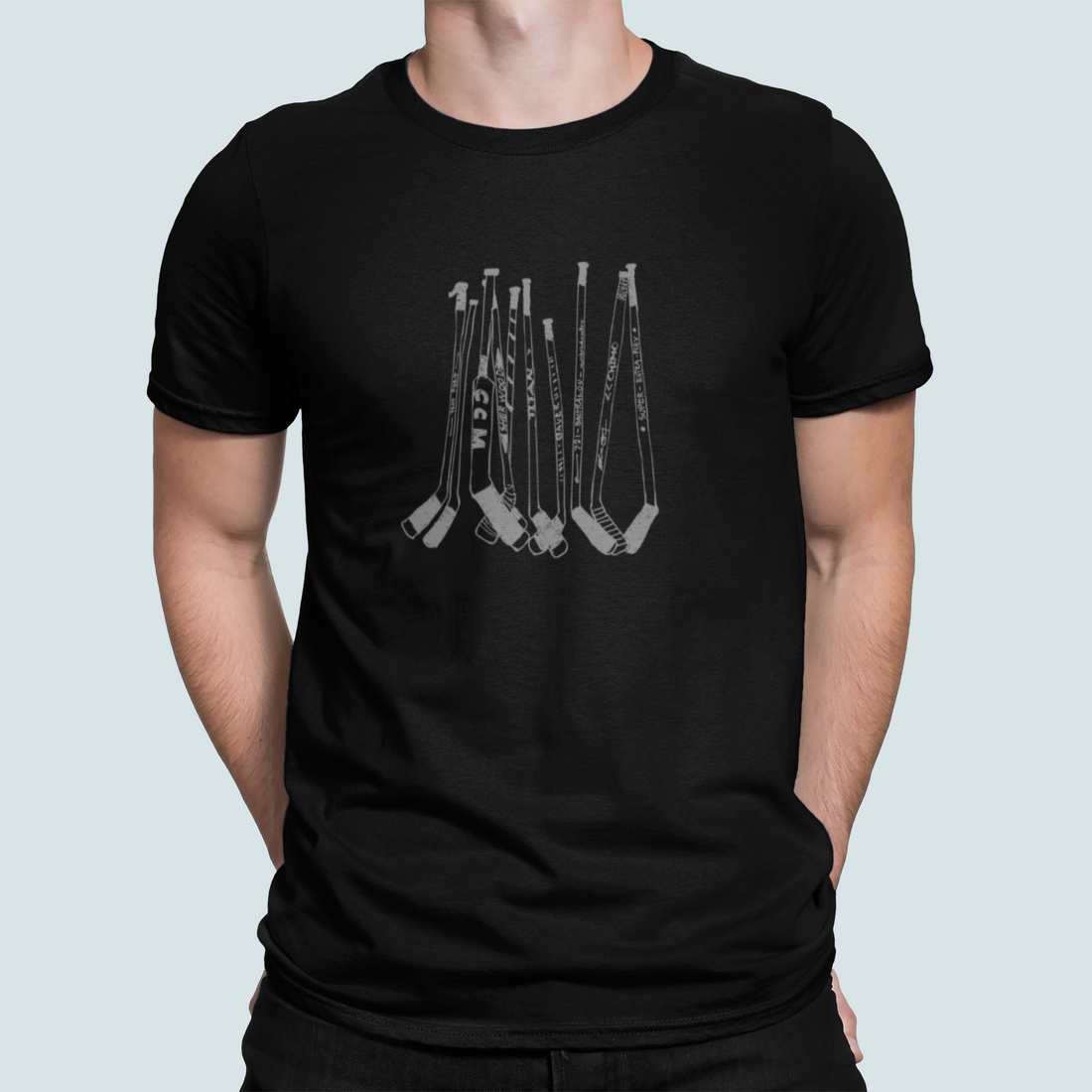 T-Shirt Hockey Noir Baltrakon