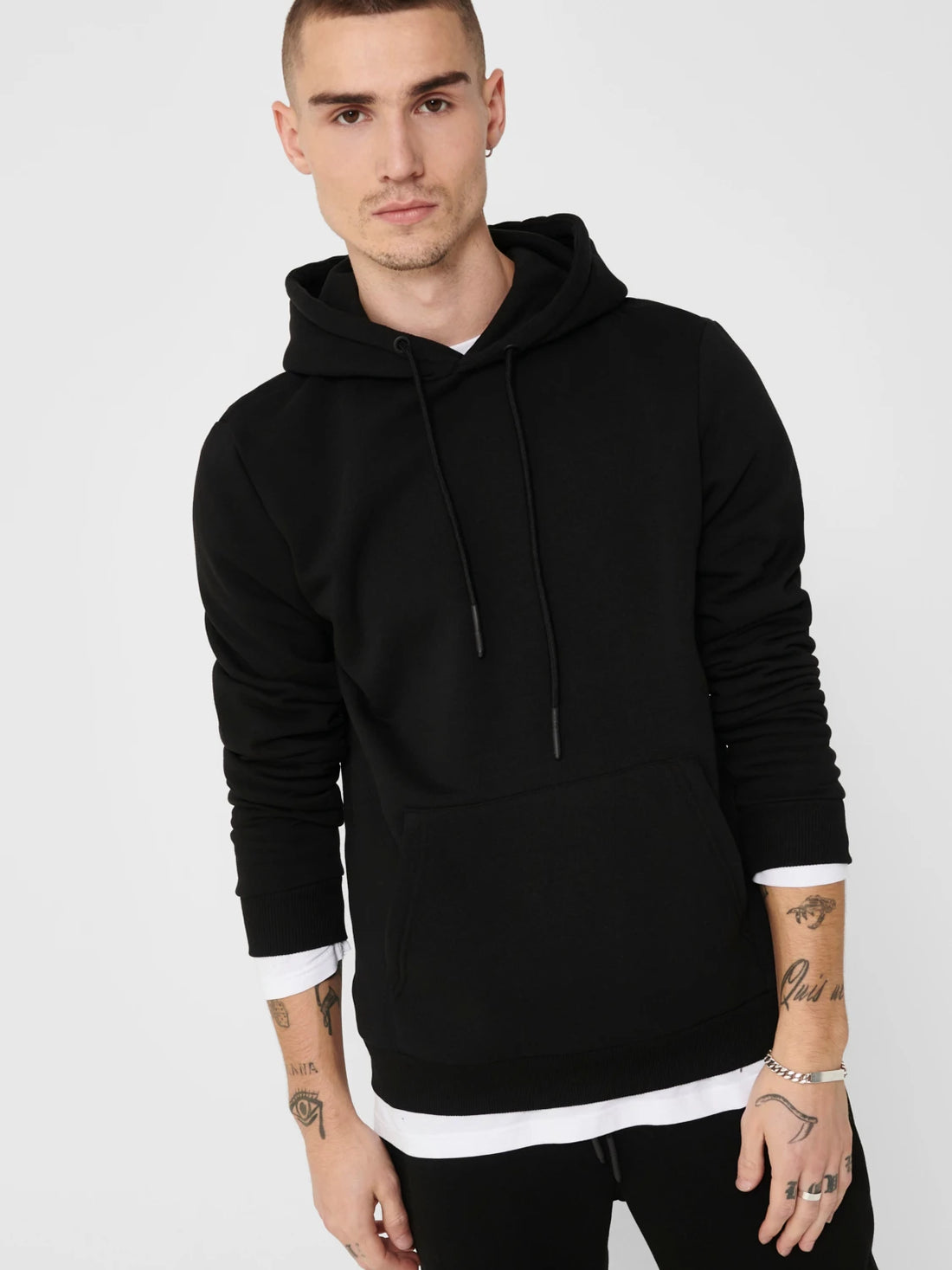 Chandail Ceres Hoodie Noir Only & Sons