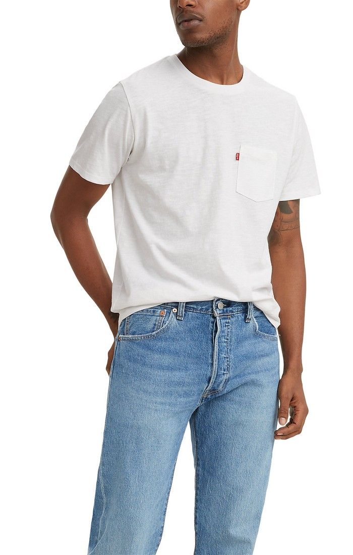 T-shirt SS Classic Pocket Tee White Levi's