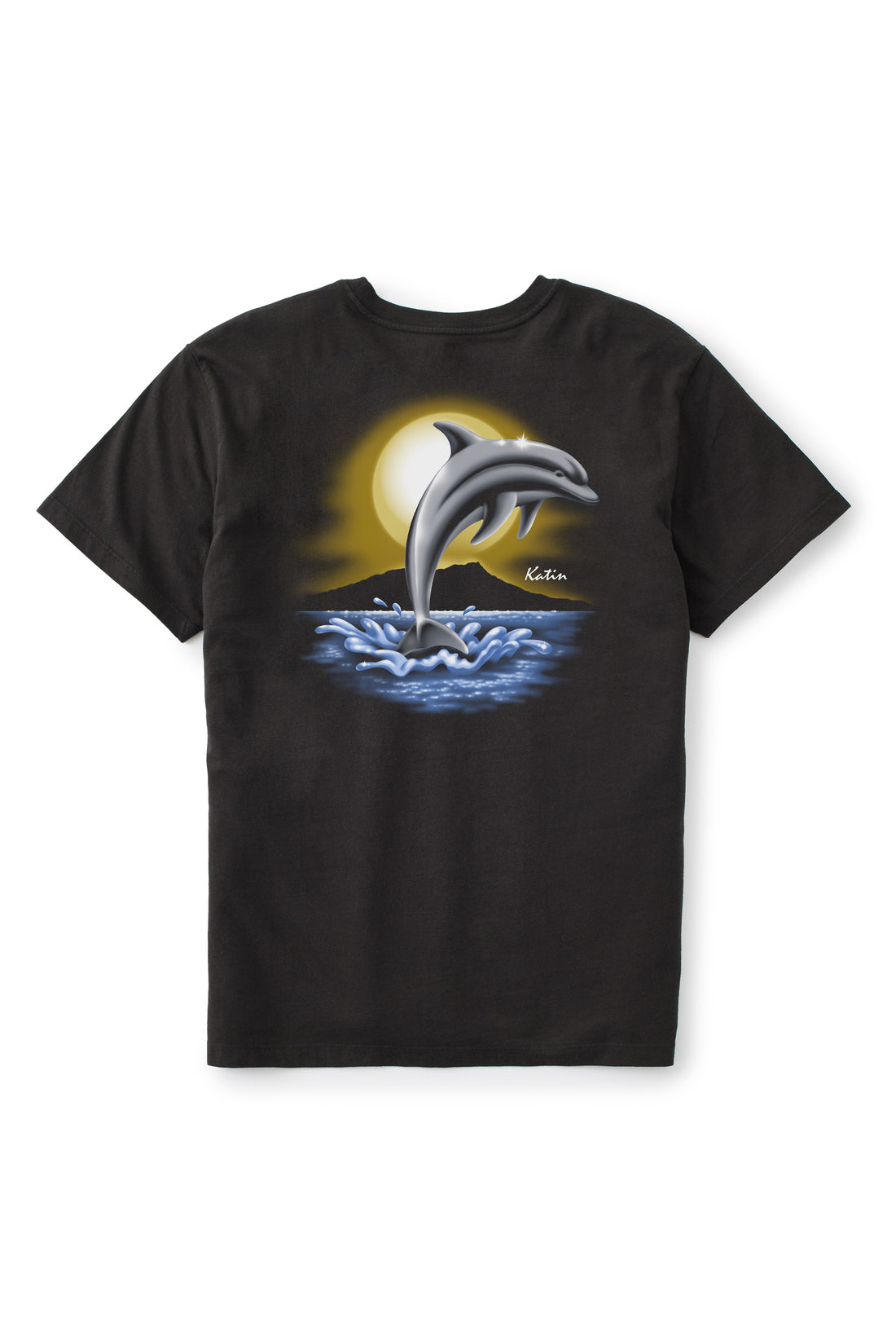 T-Shirt Splash Noir Katin