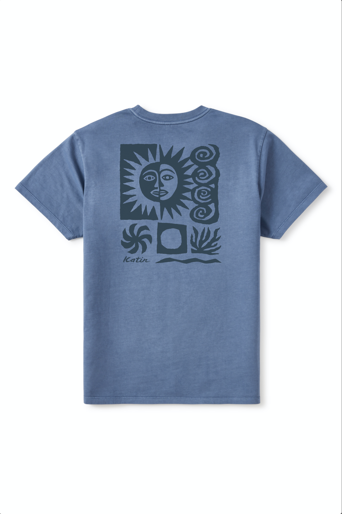 T-Shirt Relic Bleu Pigment Katin