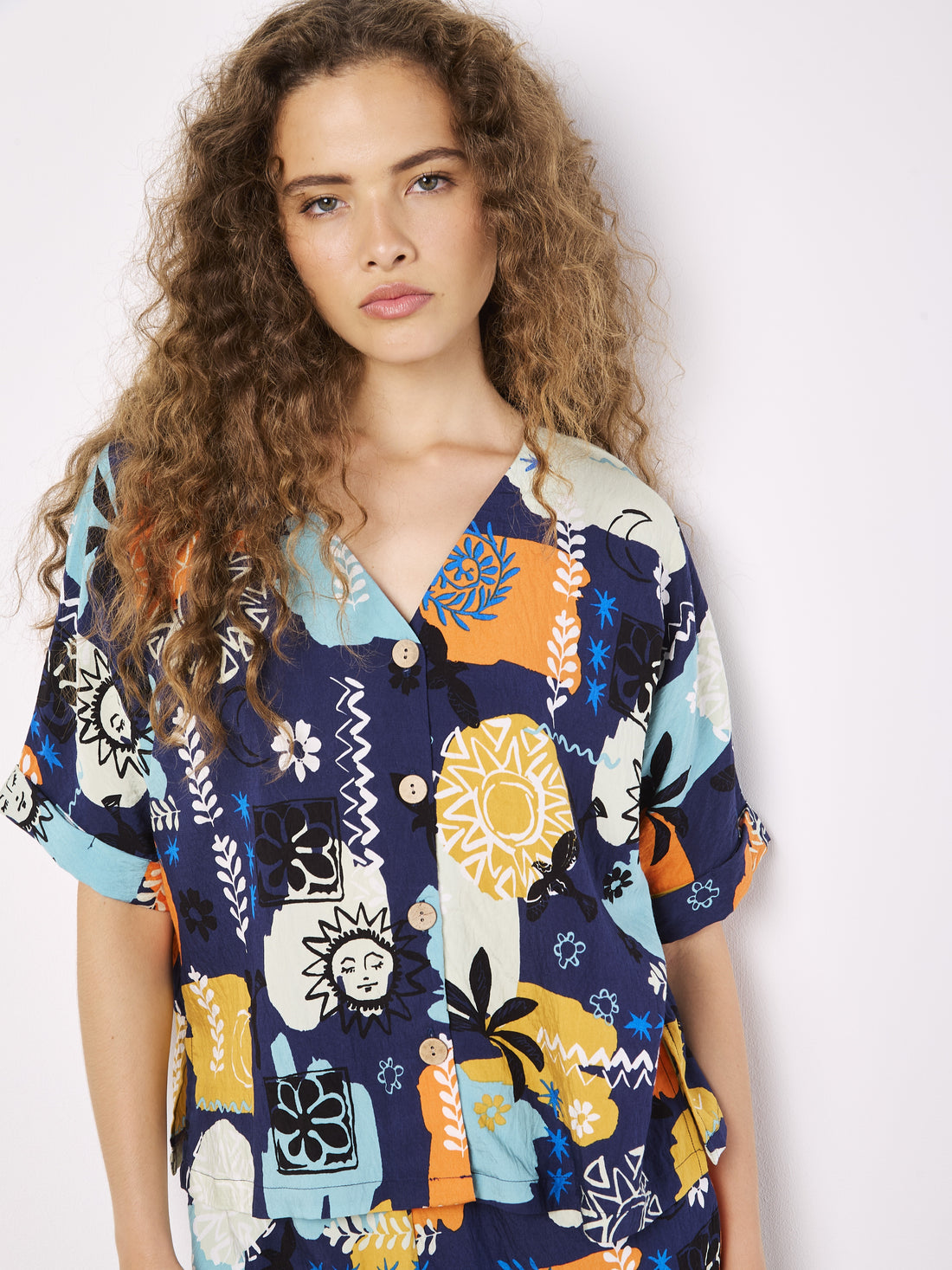 Haut Flavie Multi Apricot