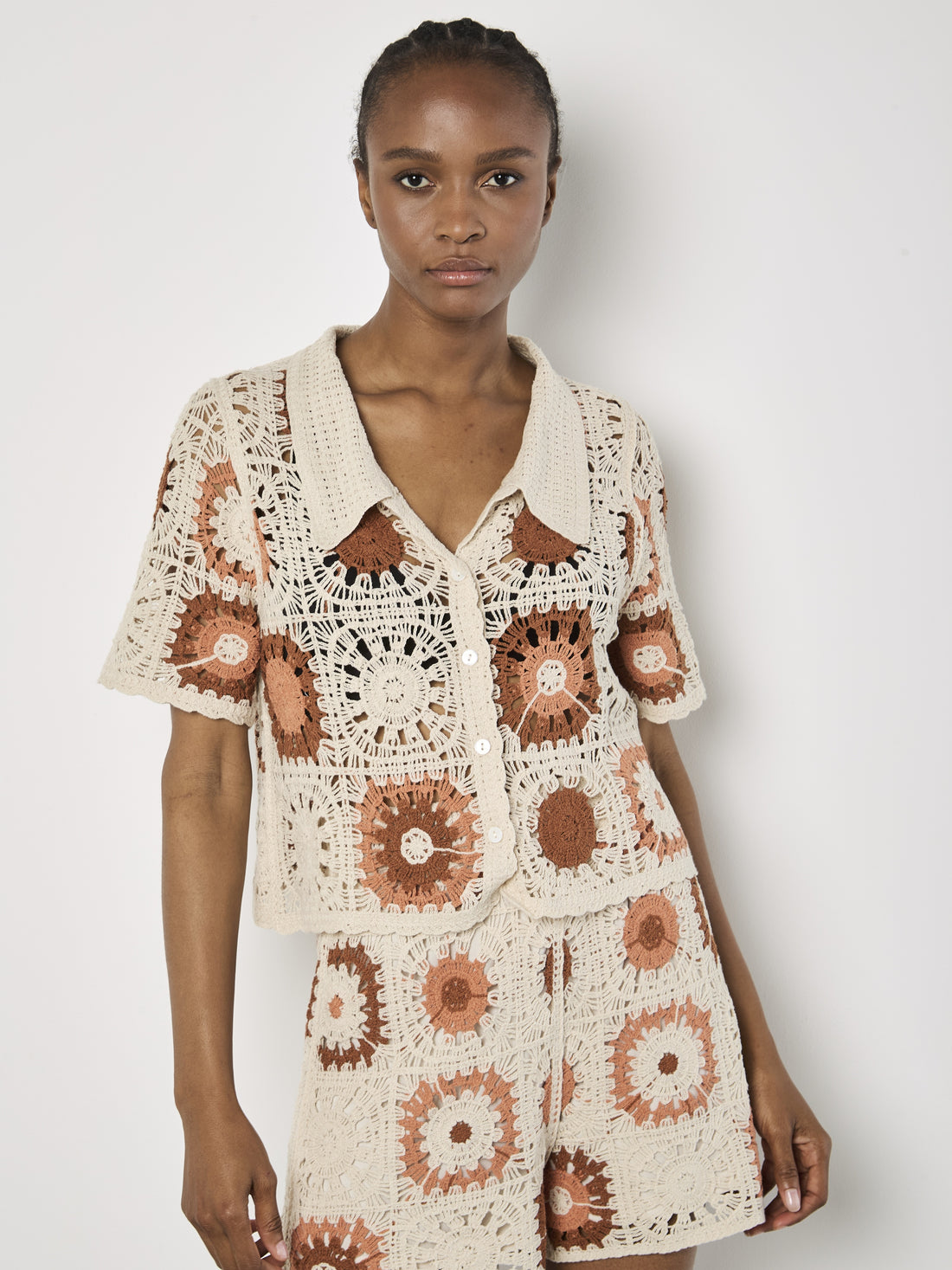 Haut Brigitte Beige Apricot