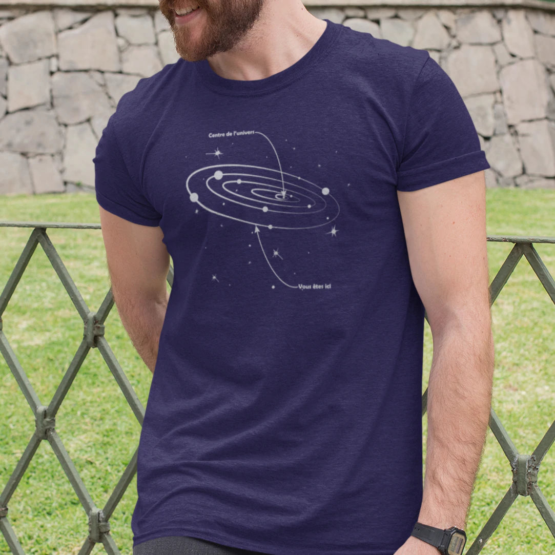 T-Shirt Centre De L'Univers Navy Baltrakon