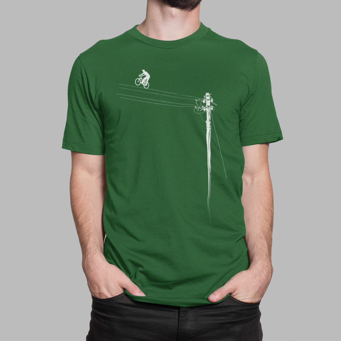 T-Shirt Vélo Électrique Leaf Baltrakon