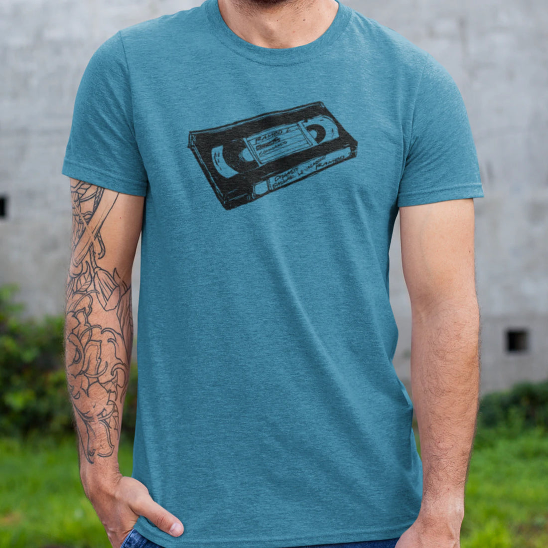 T-Shirt Cassette Deep Teal Baltrakon