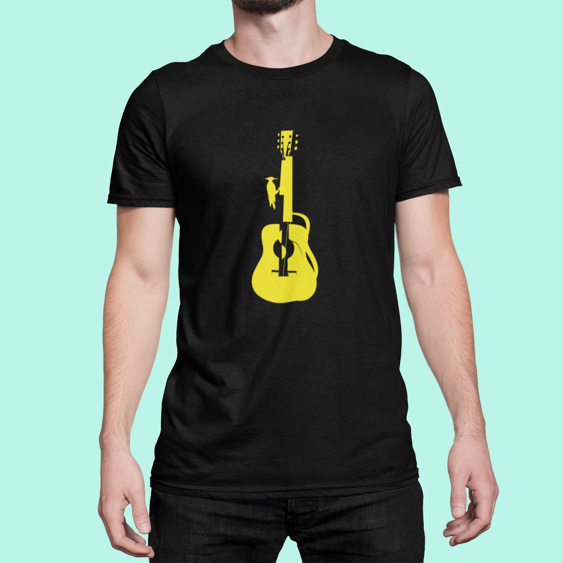 T-Shirt Guitan Pas Gaetan Noir Baltrakon