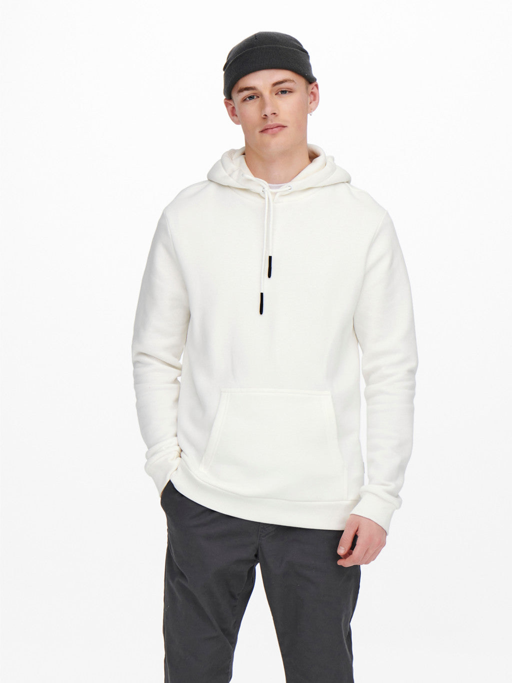 Chandail Ceres Hoodie Cloud Dancer Only & Sons