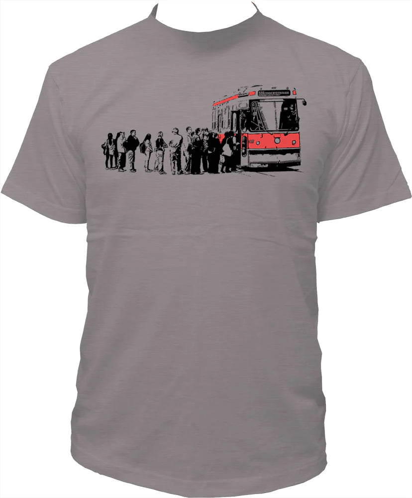T-Shirt Tramway de Toronto Gris Chiné Tresnormale