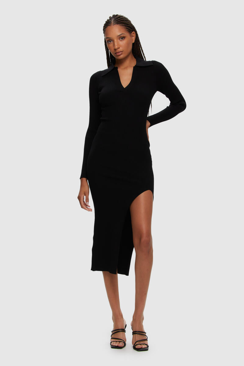 Robe L/S Collared Noir Kuwalla Tee