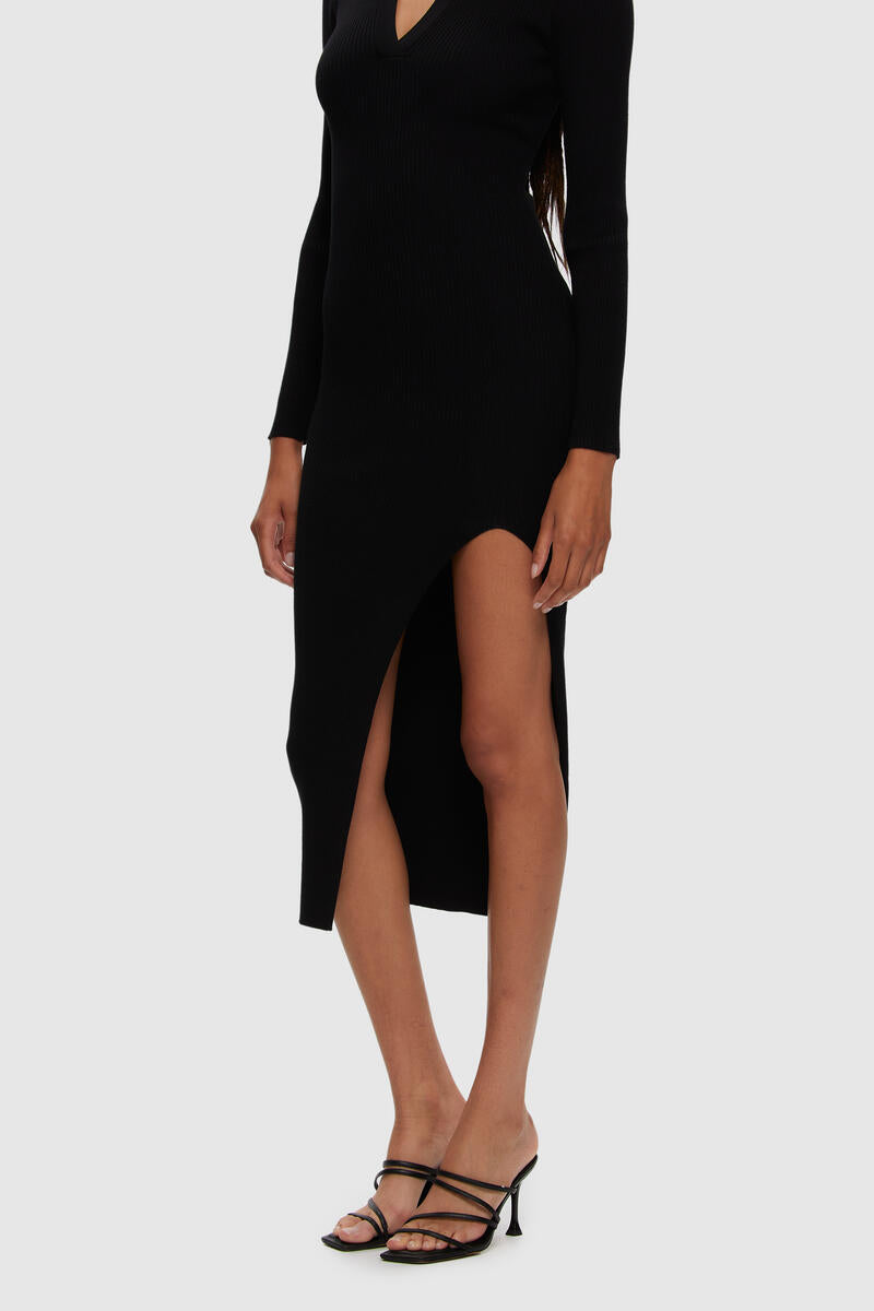 Robe L/S Collared Noir Kuwalla Tee