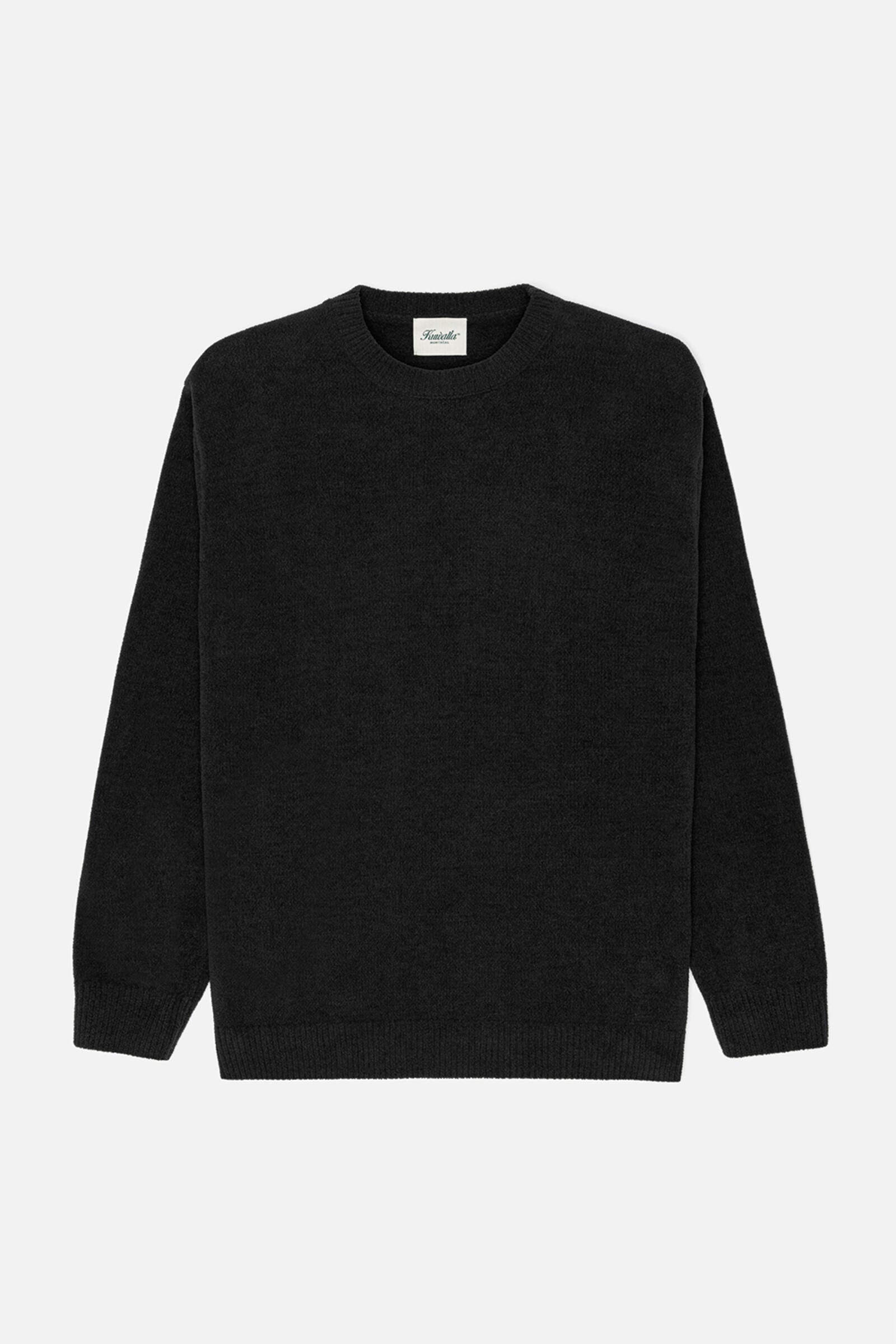 Pull Textured Knit Noir Kuwalla Tee