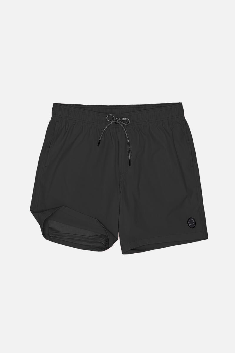 Kuwalla Tee Black Swim Trunk