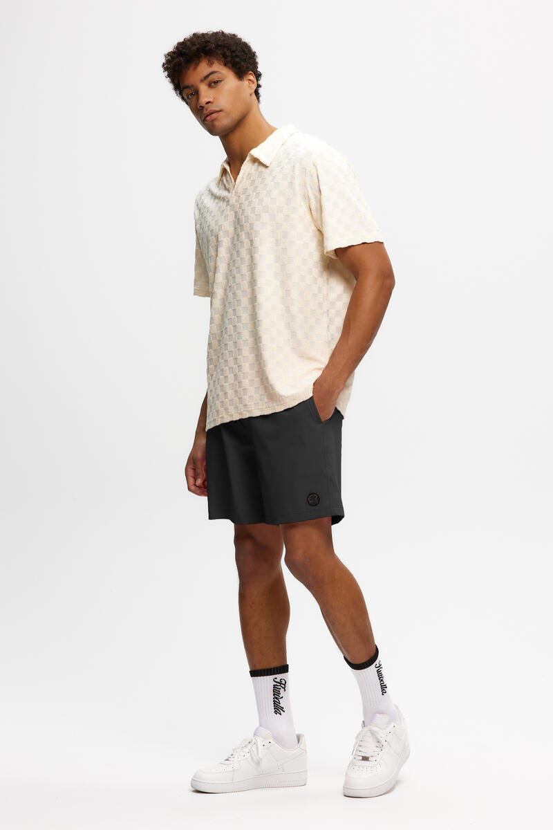 Kuwalla Tee Black Swim Trunk