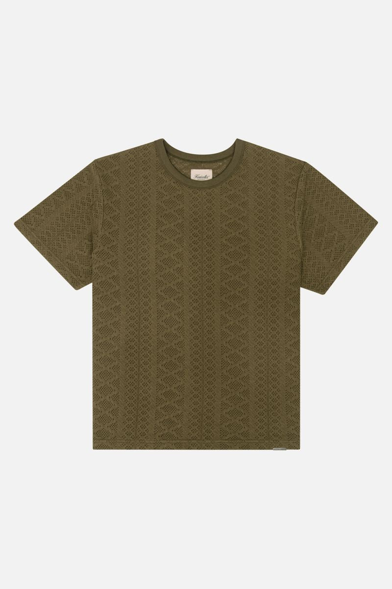 T-Shirt Crochet Jersey Olive Kuwalla Tee