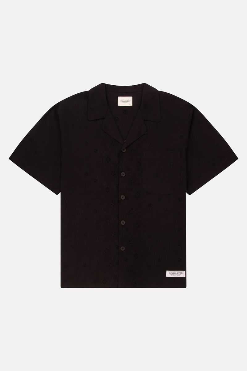 Kuwalla Yacht Black Embroidery Shirt Tee