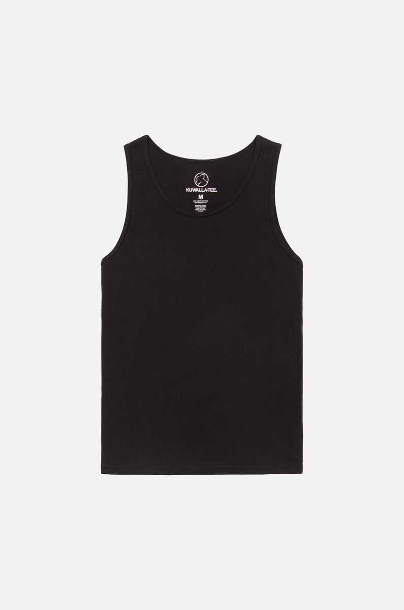 Camisole Rib Noir Kuwalla Tee