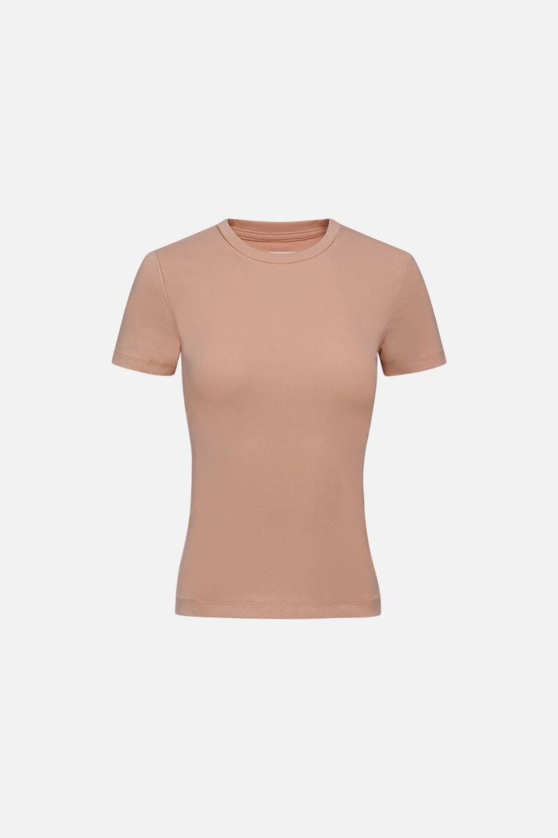 Micro Rib Rose Blush Kuwalla Tee