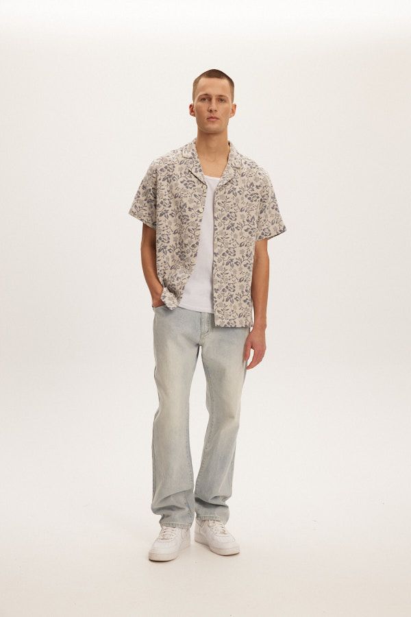 Chemise Print Motif Kuwalla Tee