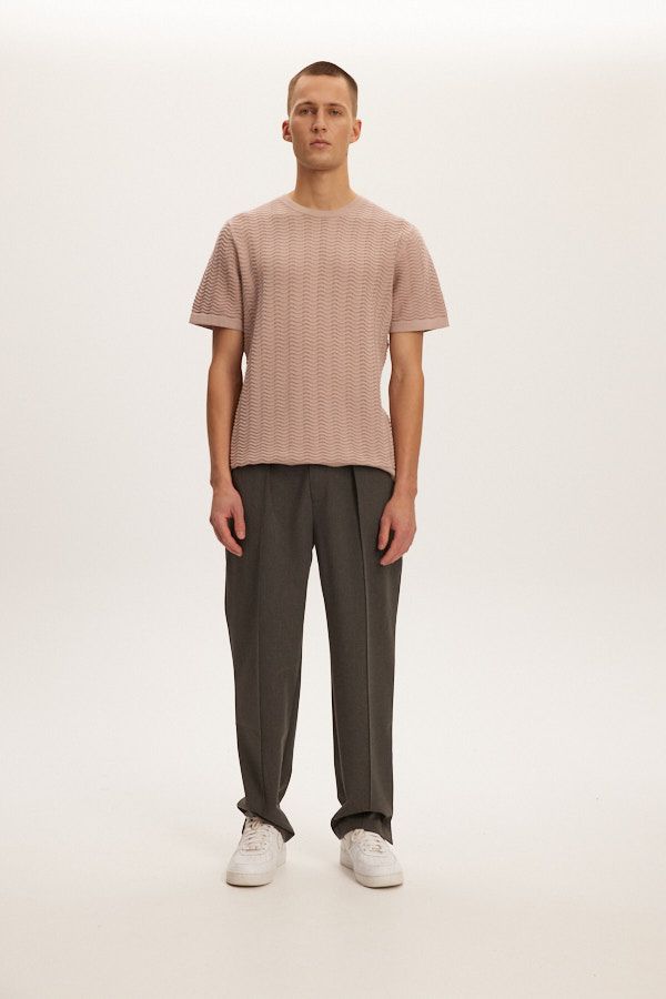 Kuwalla Tee Wave Knit Dusty Lilac Sweater