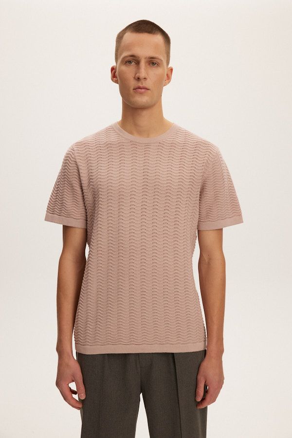 Kuwalla Tee Wave Knit Dusty Lilac Sweater