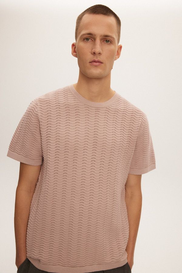 Kuwalla Tee Wave Knit Dusty Lilac Sweater