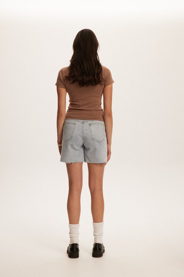 Kuwalla Tee Taupe Micro Rib T-Shirt