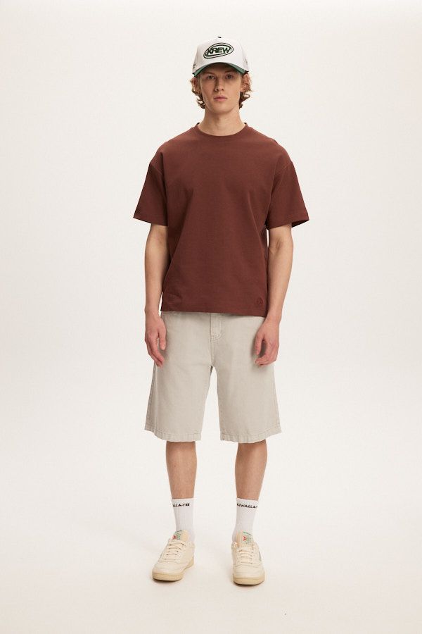 Kuwalla Tee Brown Interlock Box T-Shirt