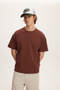 Kuwalla Tee Brown Interlock Box T-Shirt