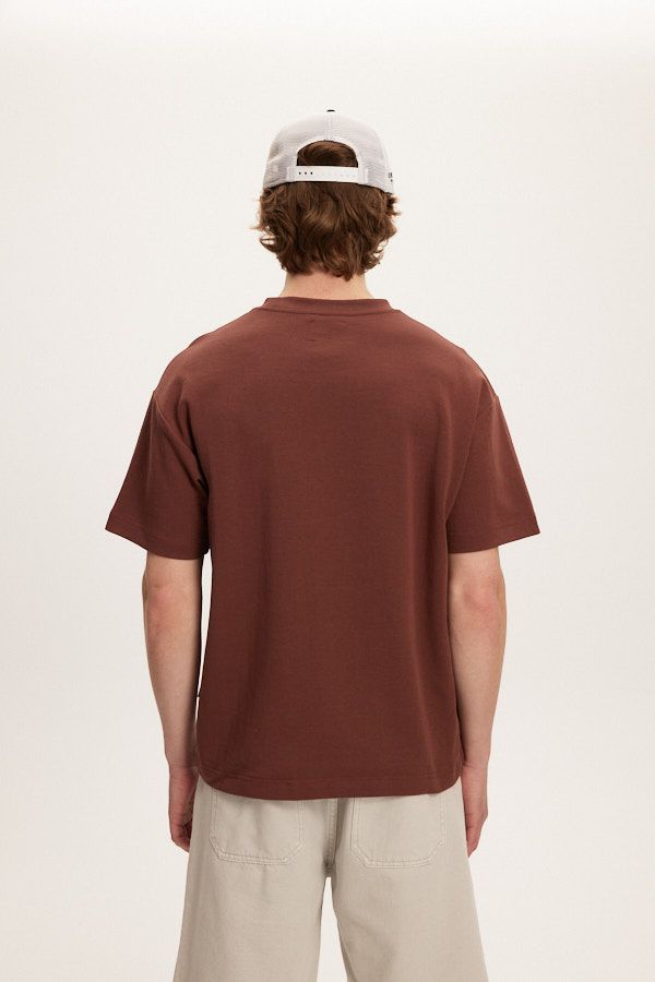Kuwalla Tee Brown Interlock Box T-Shirt