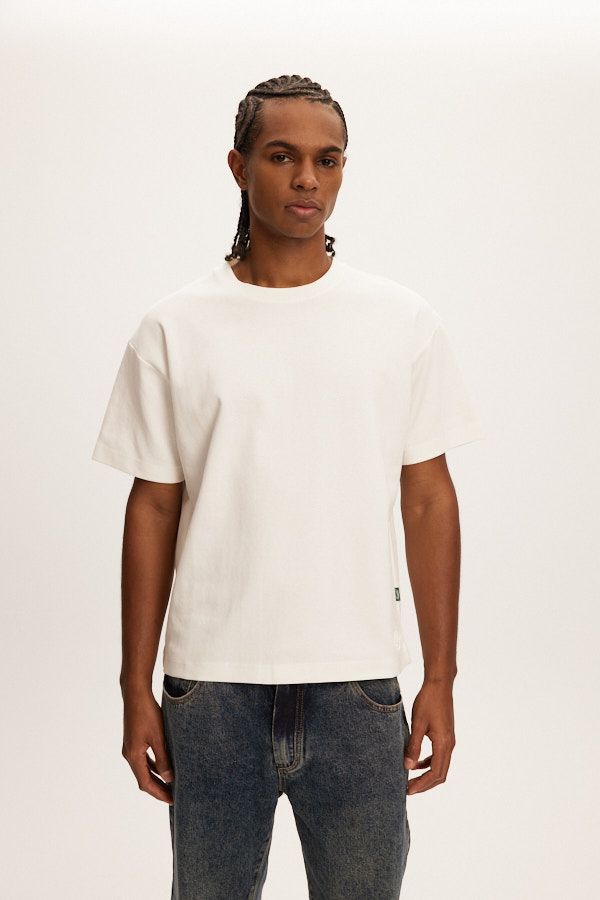 White Kuwalla Tee Flat Box Interlock T-Shirt