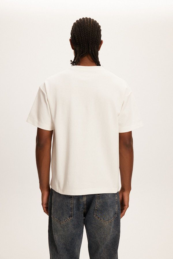 White Kuwalla Tee Flat Box Interlock T-Shirt