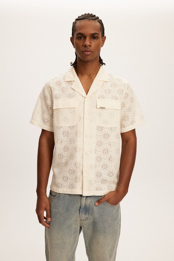 Kuwalla Tee Cream Yacht Lace Shirt