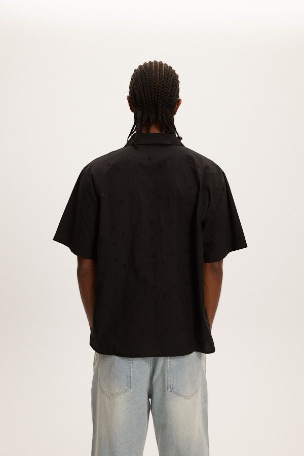 Kuwalla Yacht Black Embroidery Shirt Tee