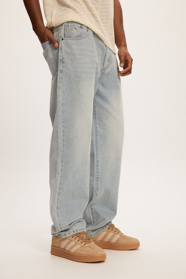 Jeans Baggy Bleu Clair Kuwalla Tee