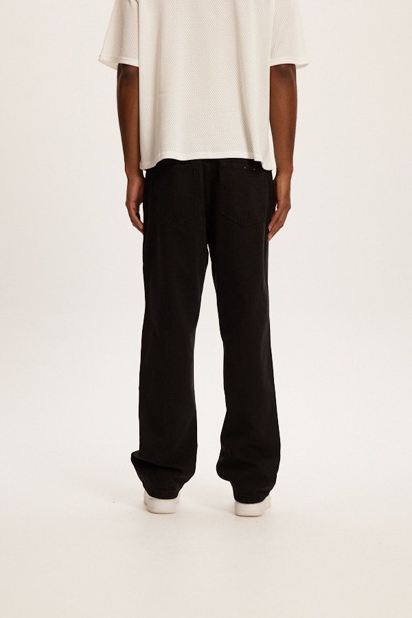 Jeans Baggy Noir Kuwalla Tee