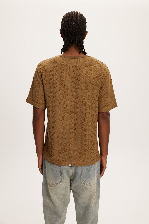 Olive Kuwalla Tee Crochet Jersey T-Shirt