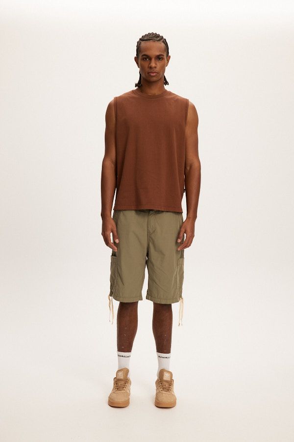 Kuwalla Tee Vintage Brown Muscle Tank
