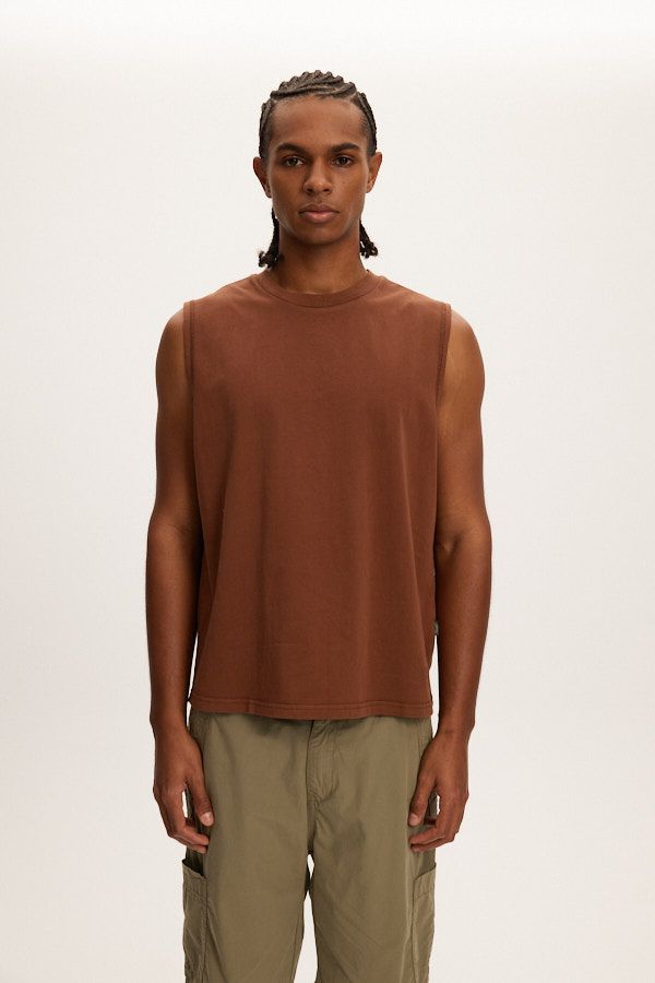 Kuwalla Tee Vintage Brown Muscle Tank