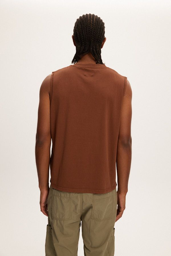 Kuwalla Tee Vintage Brown Muscle Tank