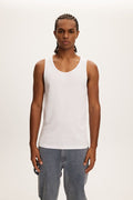 Kuwalla Tee White Ribbed Cami