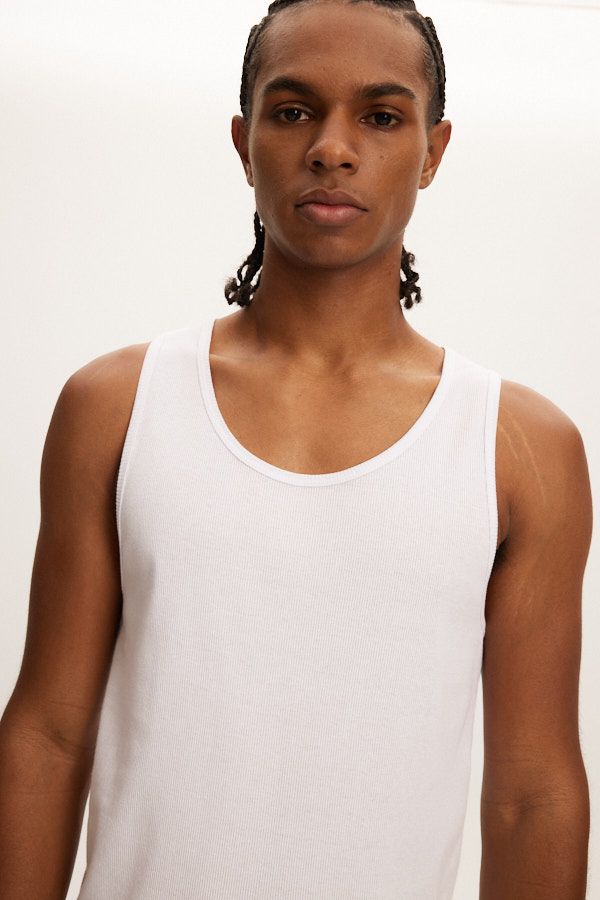 Kuwalla Tee White Ribbed Cami