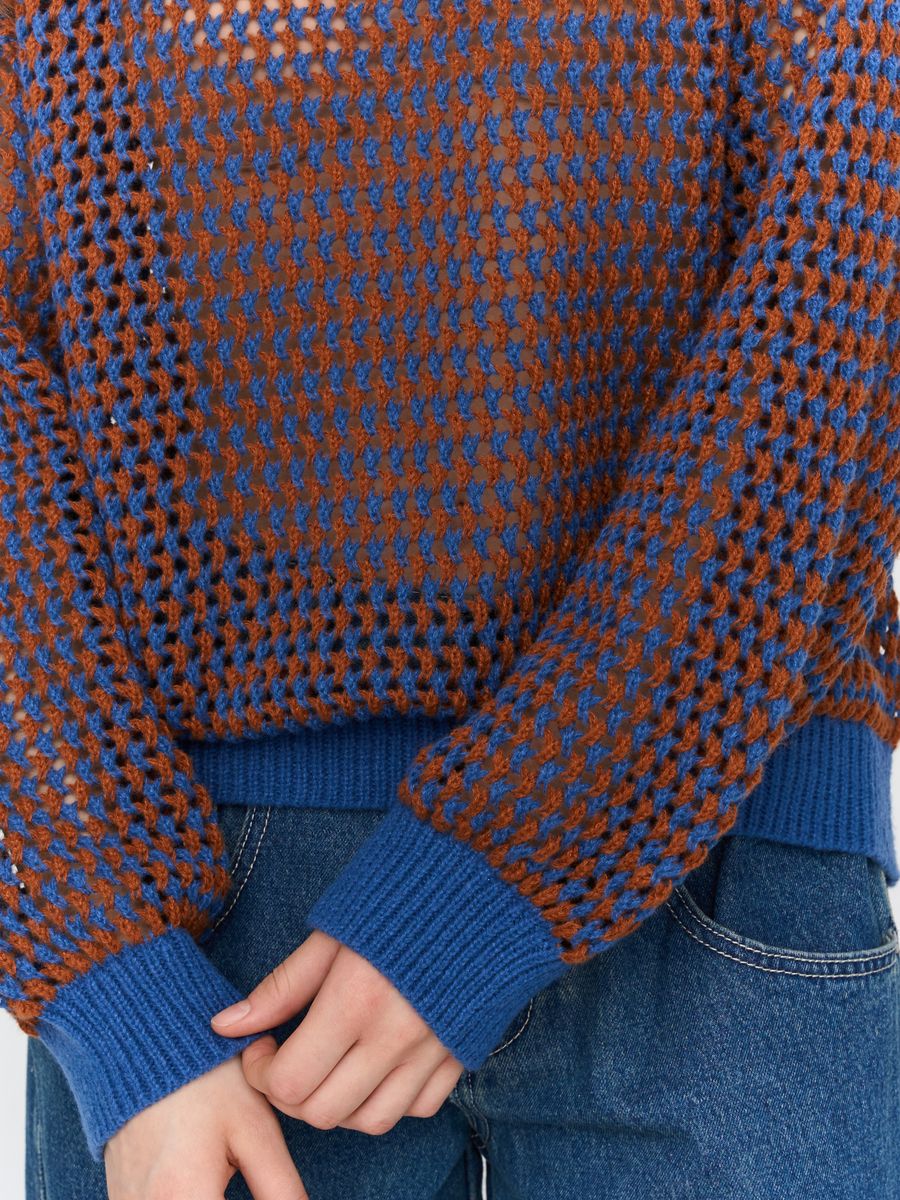 Pull Noga Bleu & Caramel 24 Colours