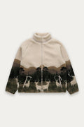Veste Printed Sherpa Elk Wildlife Kuwalla Tee